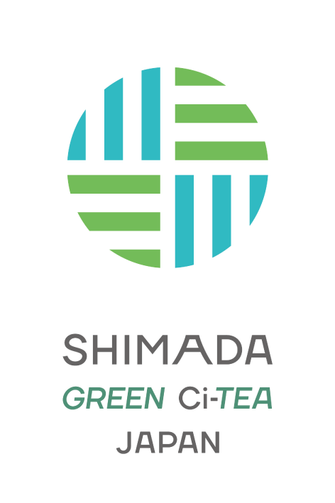 島田市緑茶化計画海外版ロゴ基本形（フルカラー）