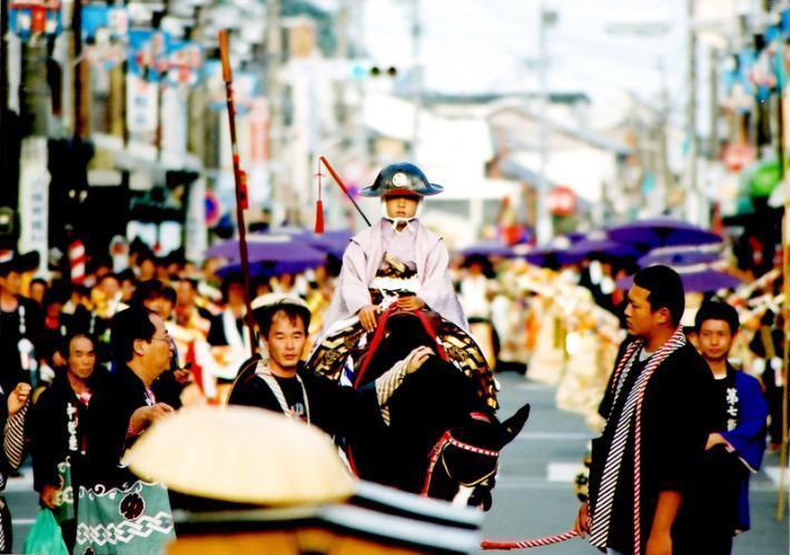 島田帯祭の大名行列02