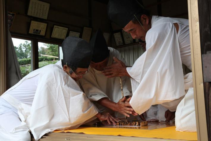 神尾若宮八幡神社鑽火の神事