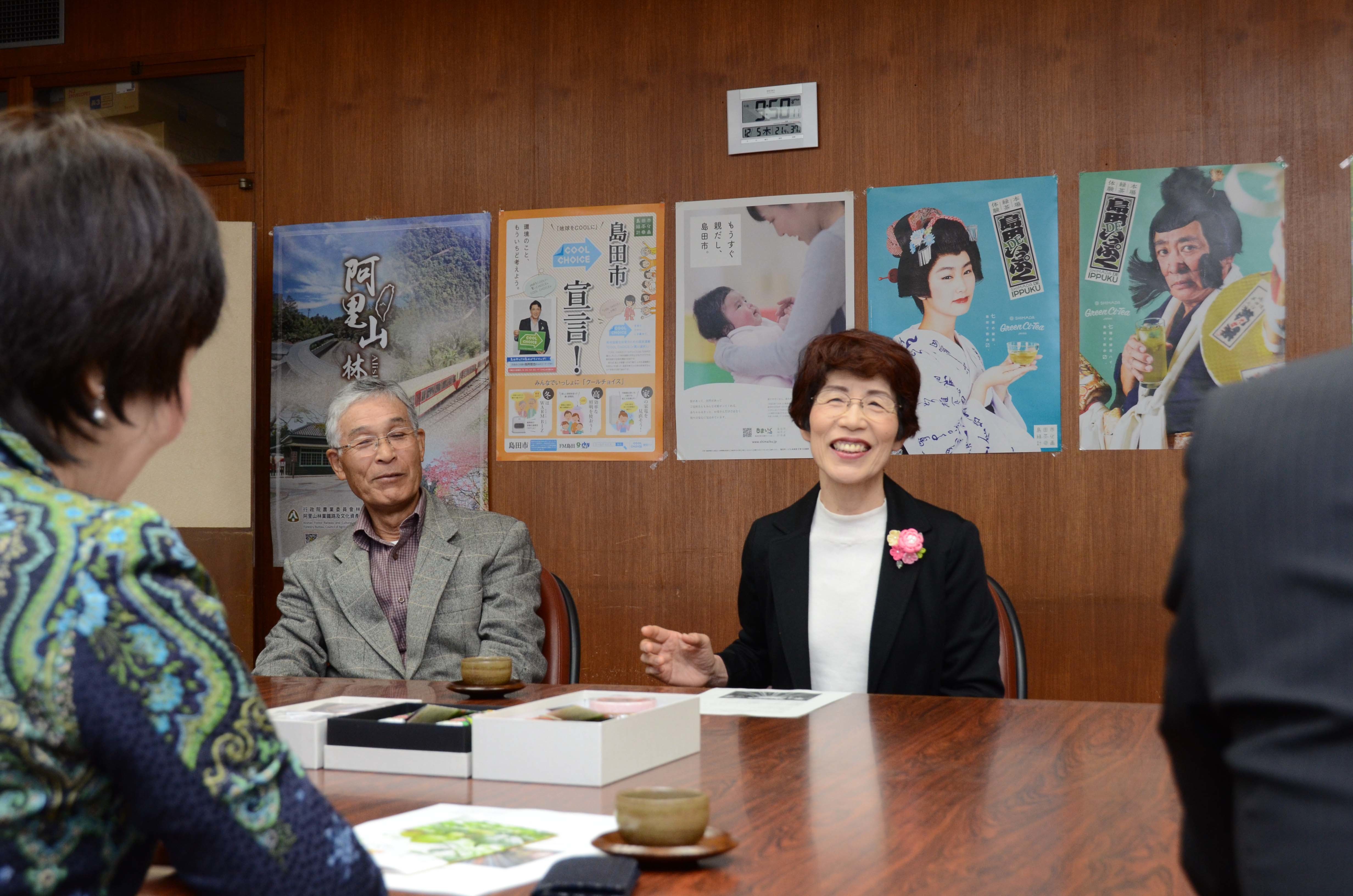 左から大石昭さん、富佐子さん