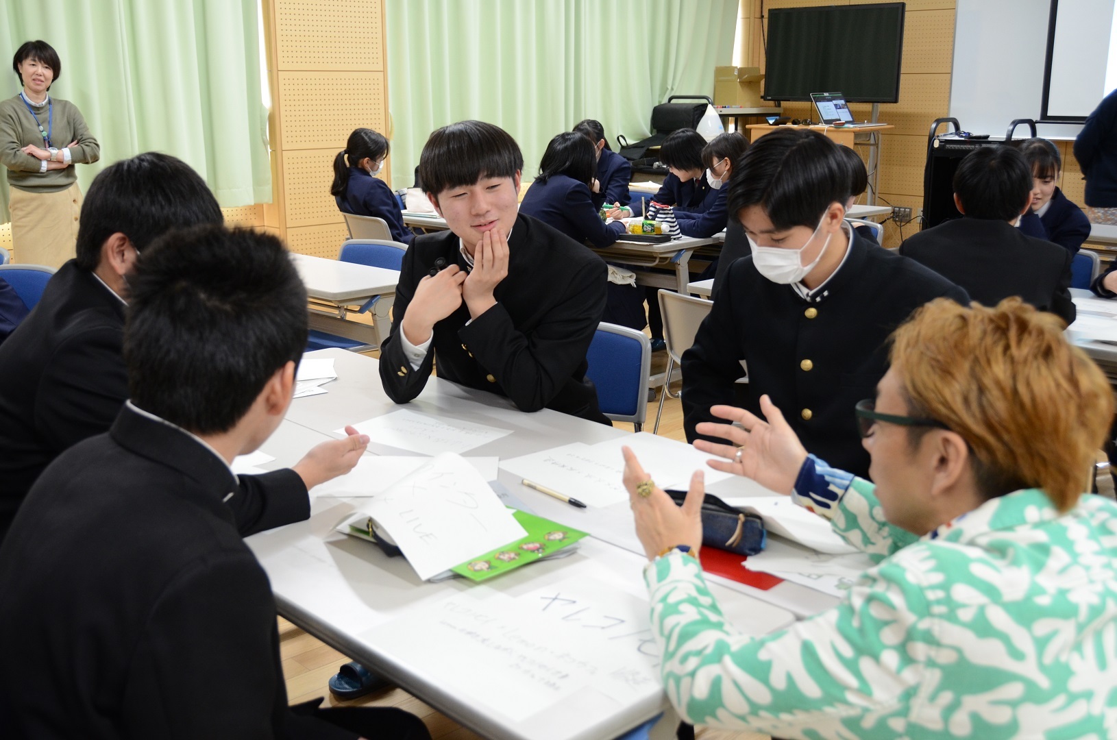 グループワーク吉田町男子