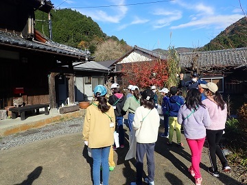 古民家の外観見学