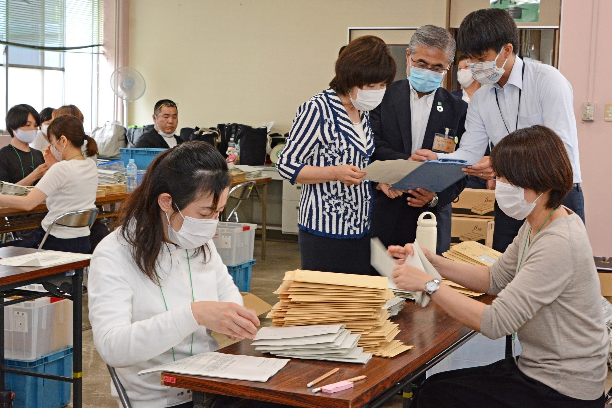 激特別定額給付金の事務処理視察