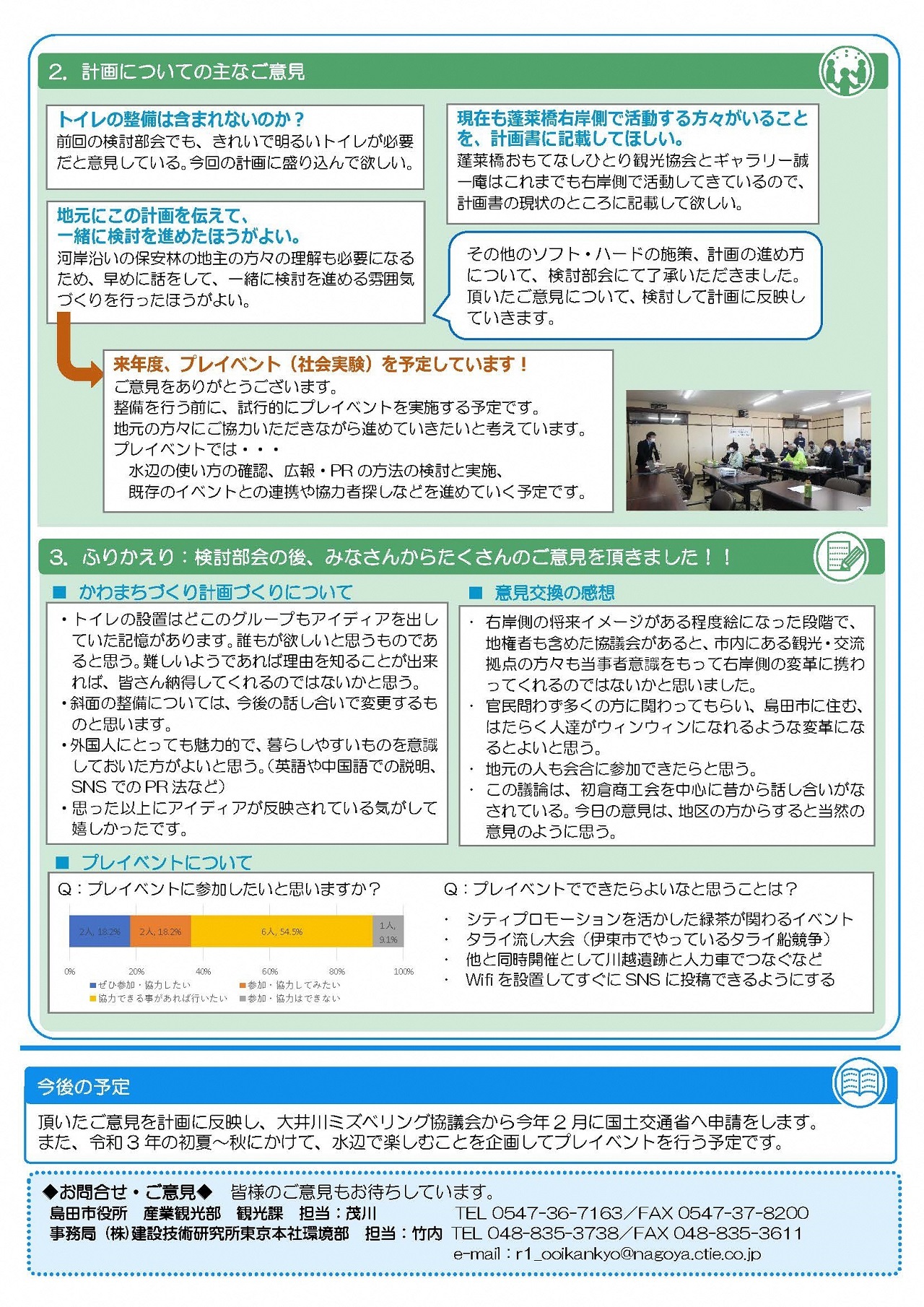 第3回ニュースレター裏面