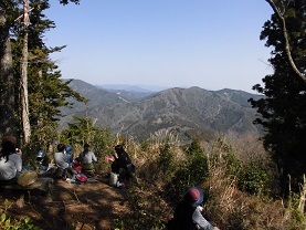 山頂からの風景