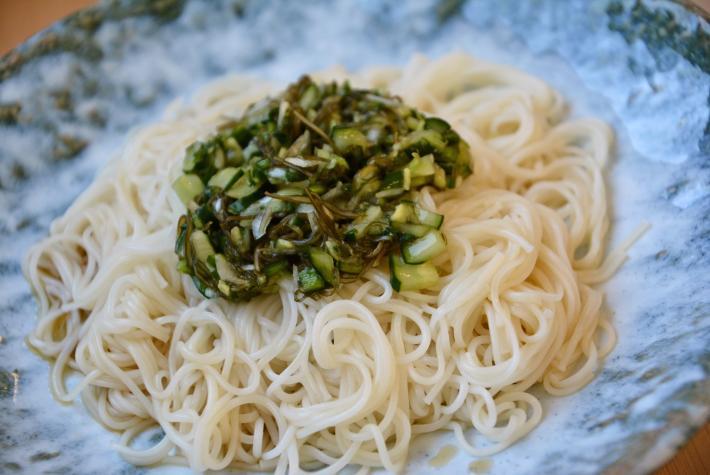 昆布の冷素麺