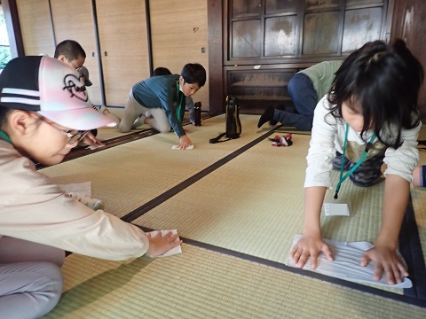 古民家のお掃除
