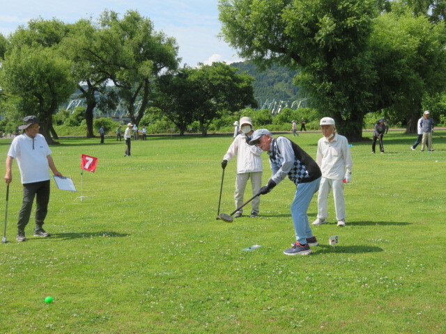 ティーショットの様子