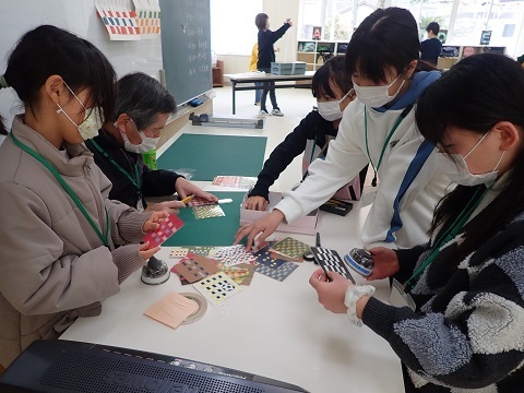 講師の方のお手伝い