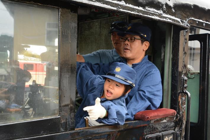 SL運転席