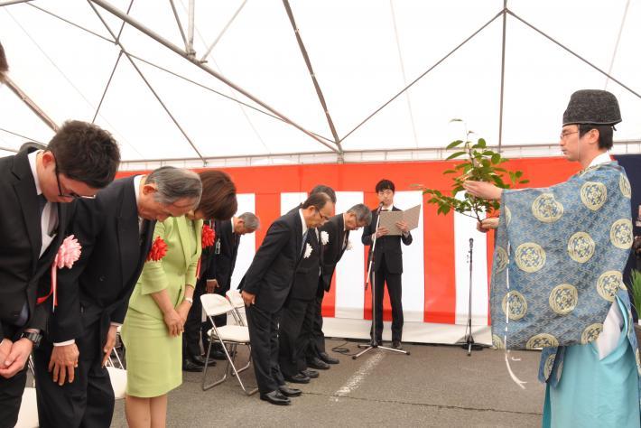 安全祈願祭の様子