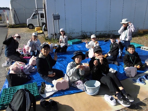 とれたてをいただく