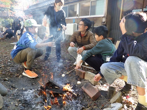 マシュマロ焼き
