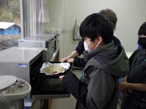 オーブンで焼く