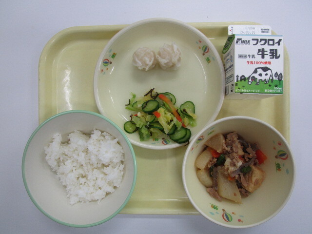 中部学校給食センターB献立