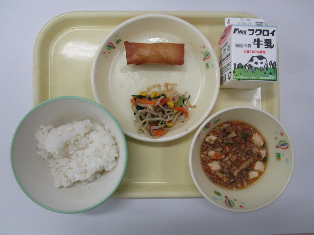 中部学校給食センターB献立