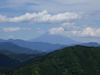 頂上からの富士山
