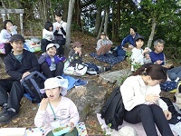 絶景を眺めながらお弁当