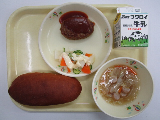 中部学校給食センターB献立