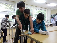 のこぎり体験